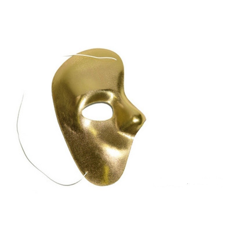 Las mejores ofertas en El fantasma de la Ópera Hombres Oro máscaras y  antifaces de Disfraz